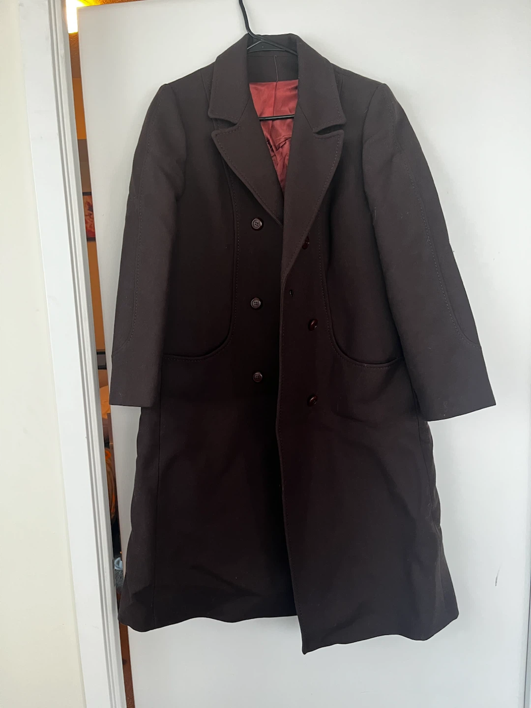 Roth-Stern Ltd. Pure Virgin Wool Double-Breasted Coat