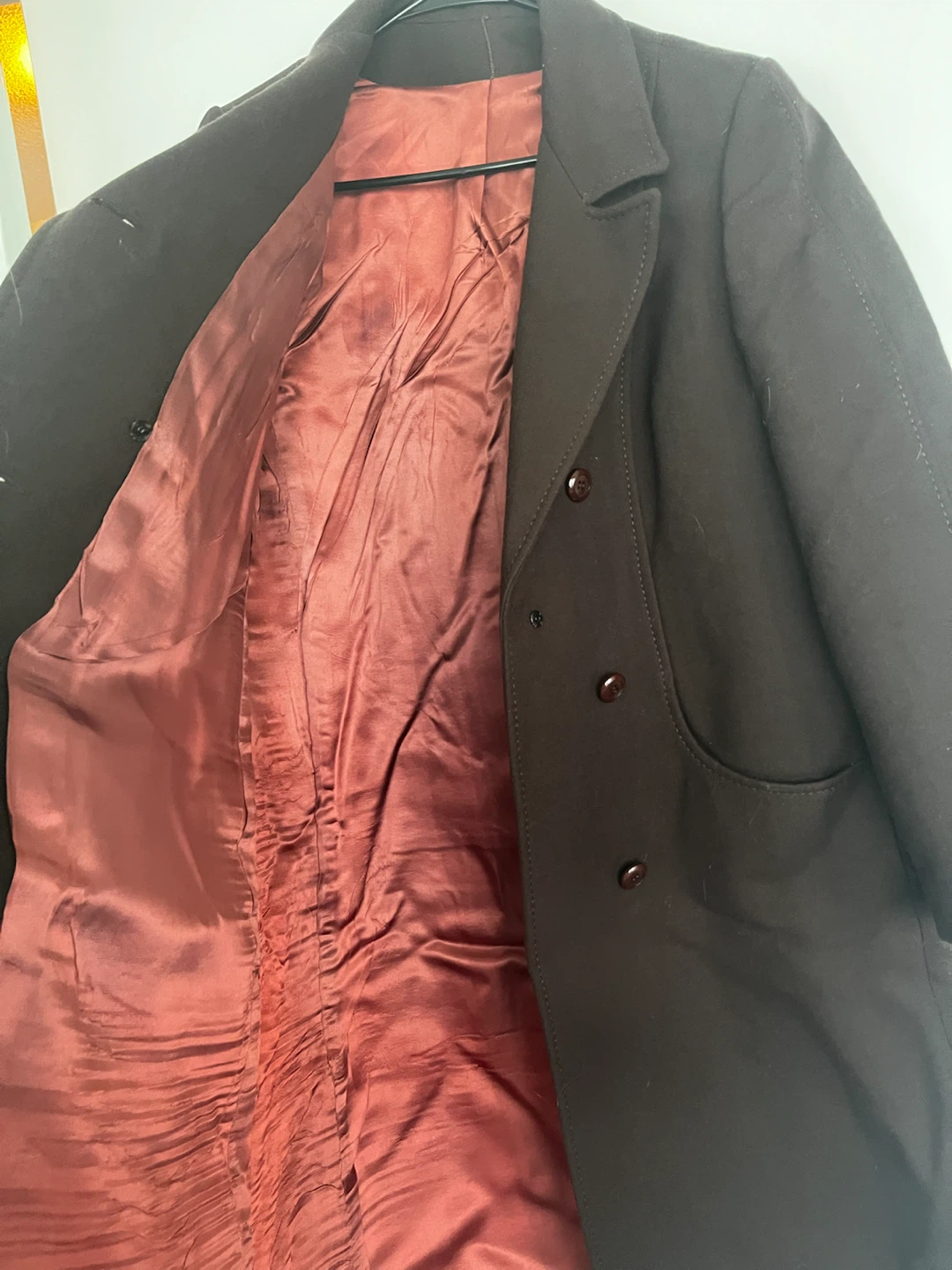 Roth-Stern Ltd. Pure Virgin Wool Double-Breasted Coat - photo 2