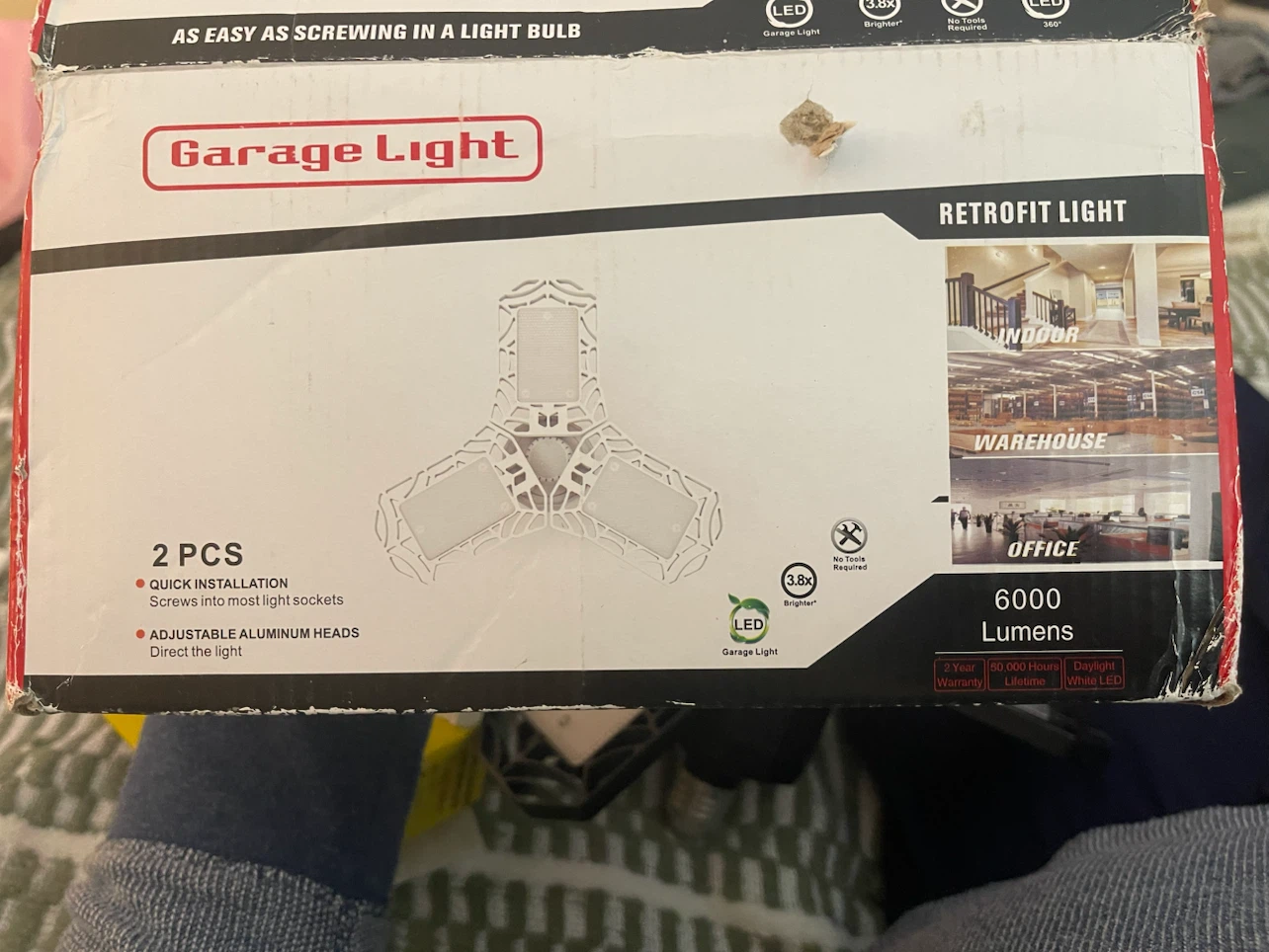 Geeksoom LED Garage Light