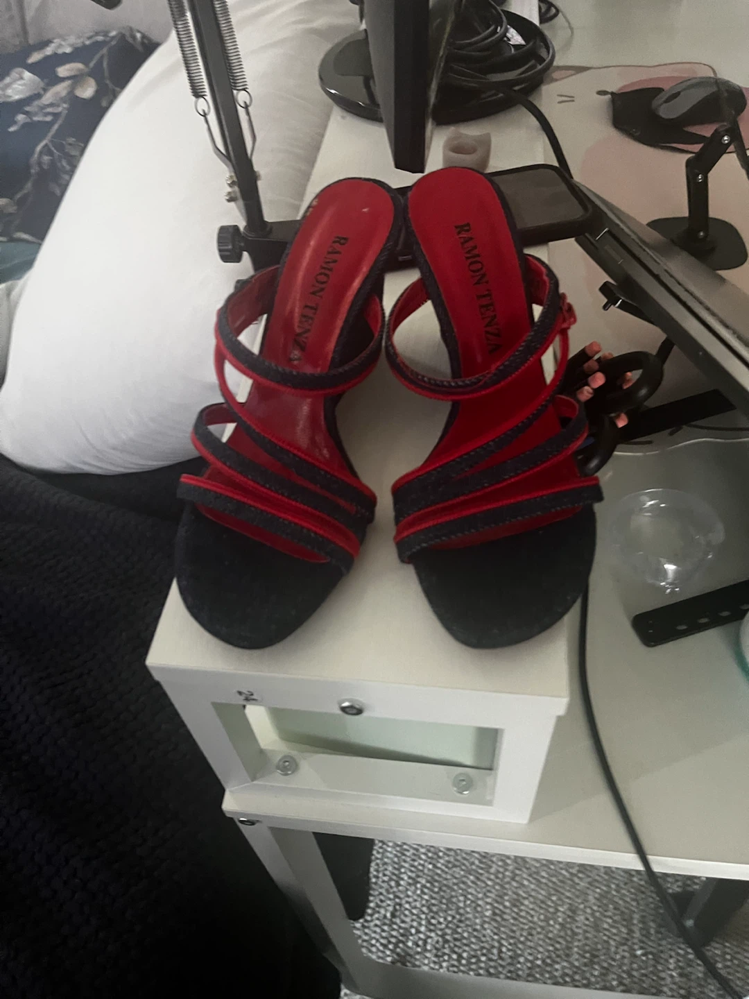 Ramon Tenza Denim Wedge Sandals - photo 3