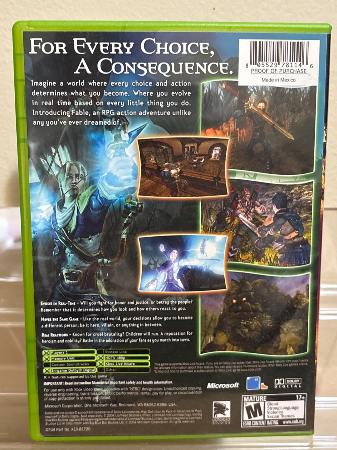 Fable for Original Xbox - photo 2