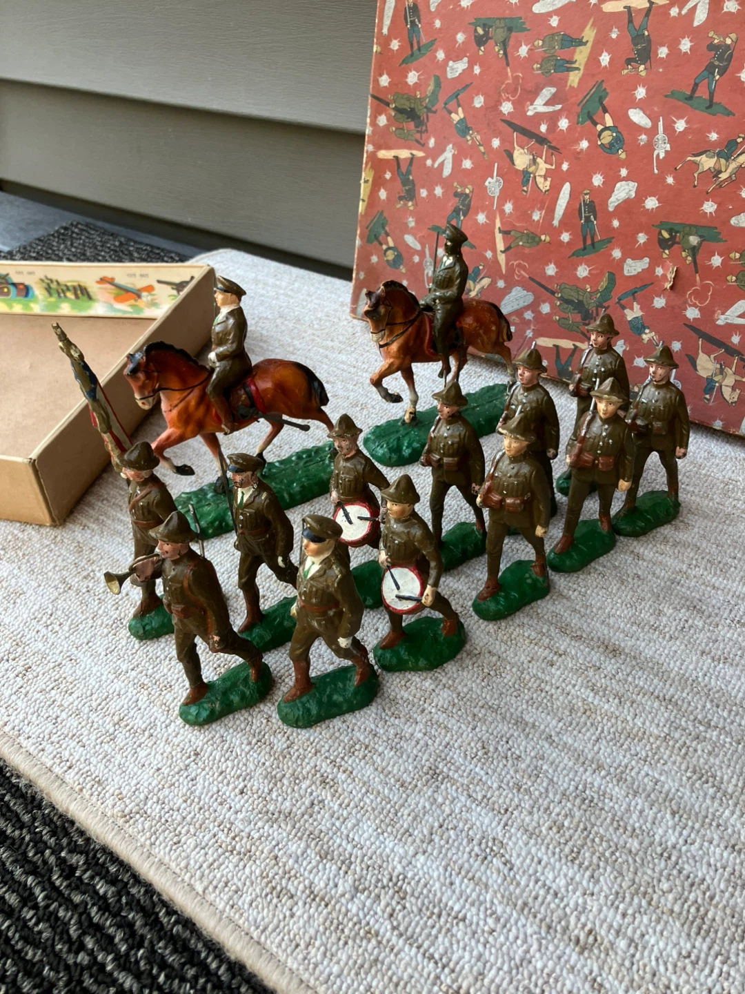 Vintage Trico Japan Toy Soldier Set