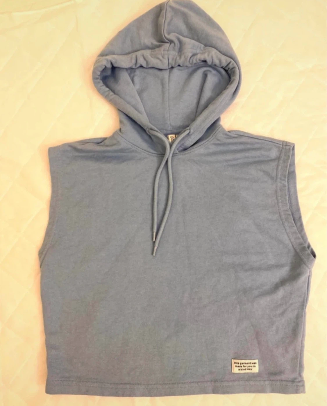H&M Divided sleeveless hoodie in blue - photo 2