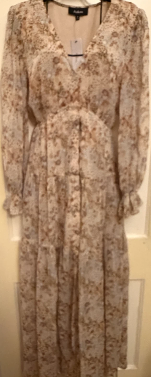 Aakaa Floral Print Dress Size Small - photo 2