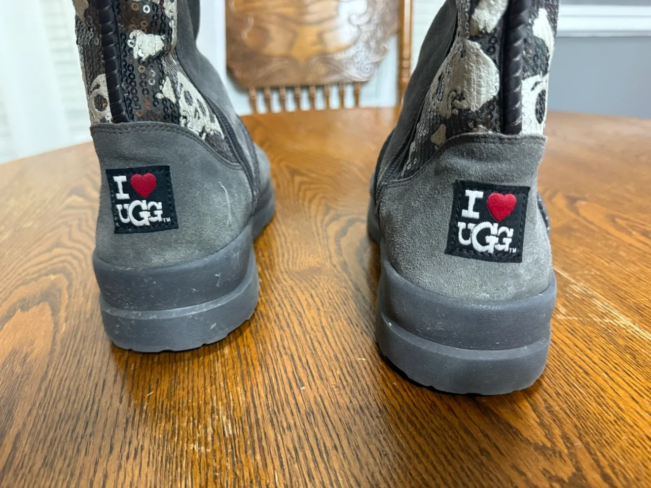 UGG Skull Print Suede Boots - photo 4