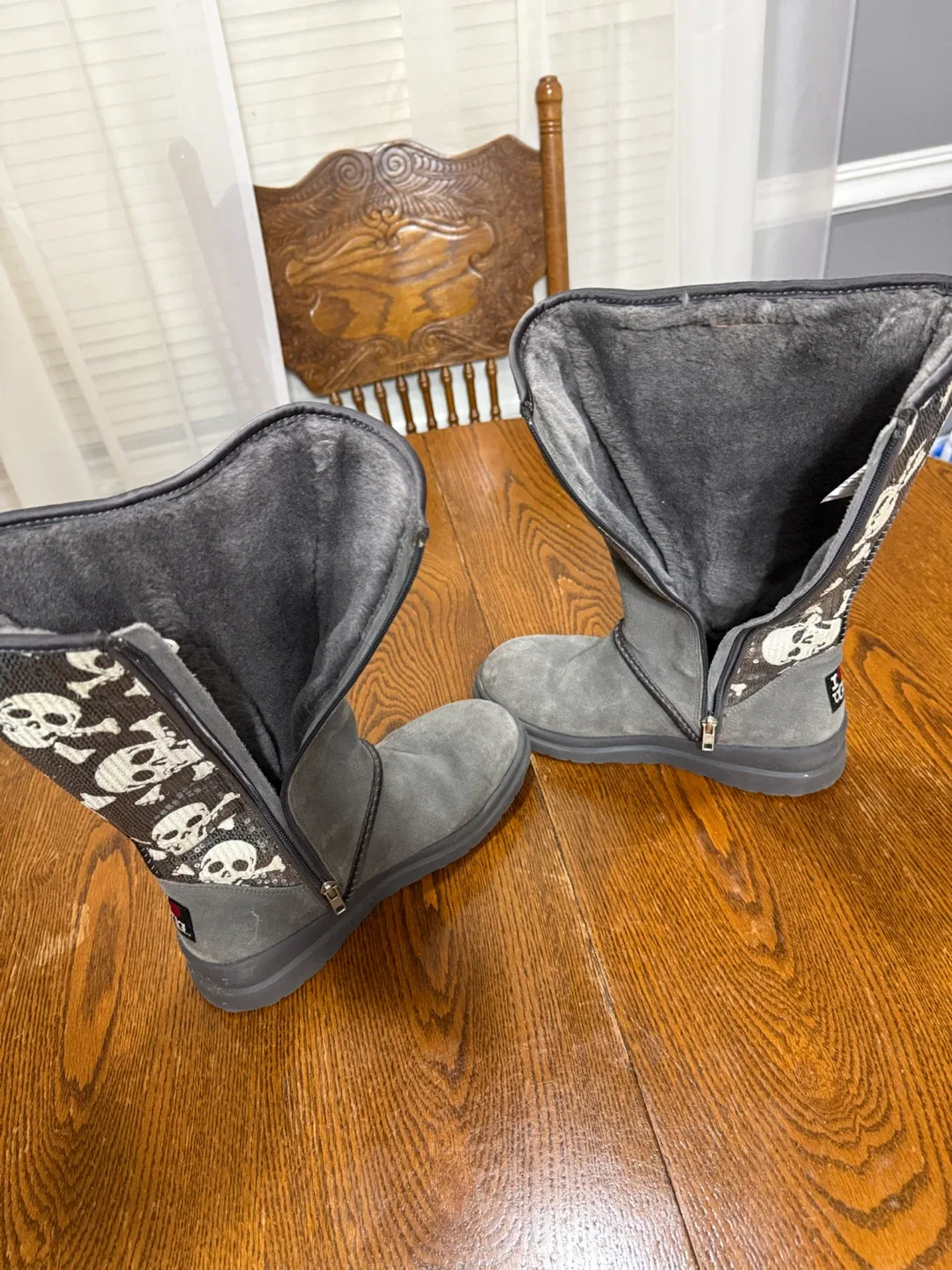 UGG Skull Print Suede Boots - photo 5