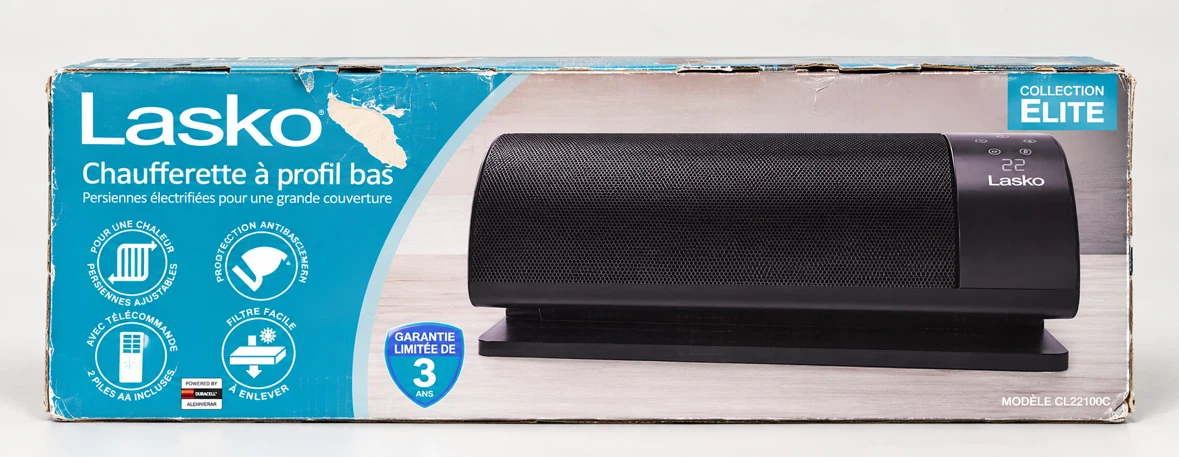 Lasko Ceramic Heater Model CL22100C - photo 3
