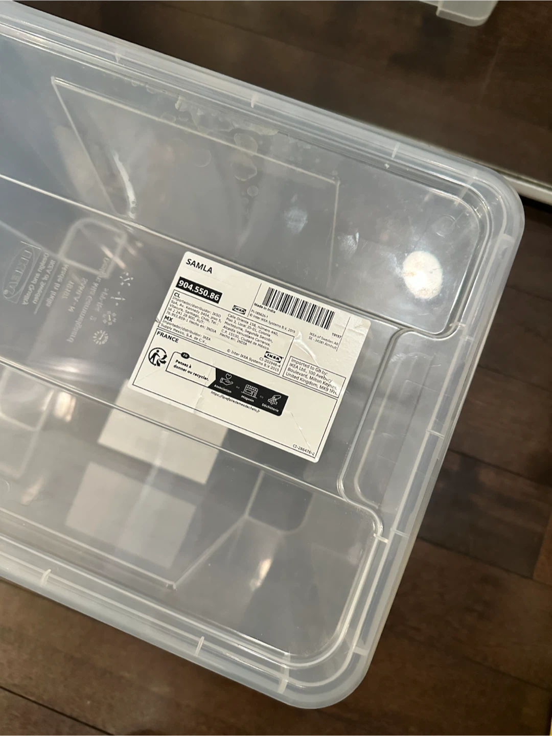 IKEA SAMLA large Storage Boxes with Lids - photo 2