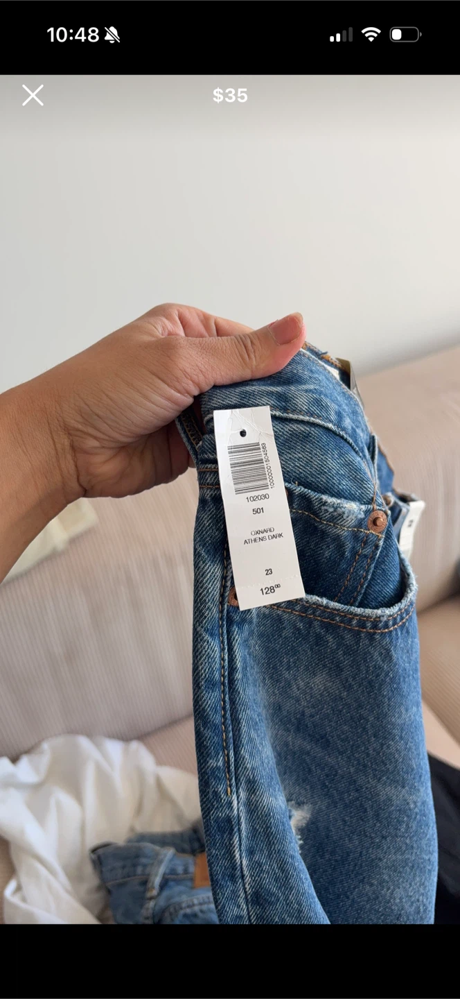Levi's 501 Original Fit Jeans Size 23 - photo 3