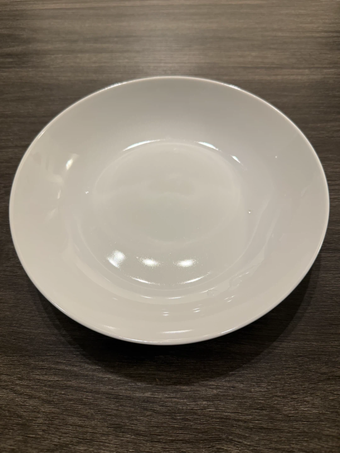 White Glass Plate