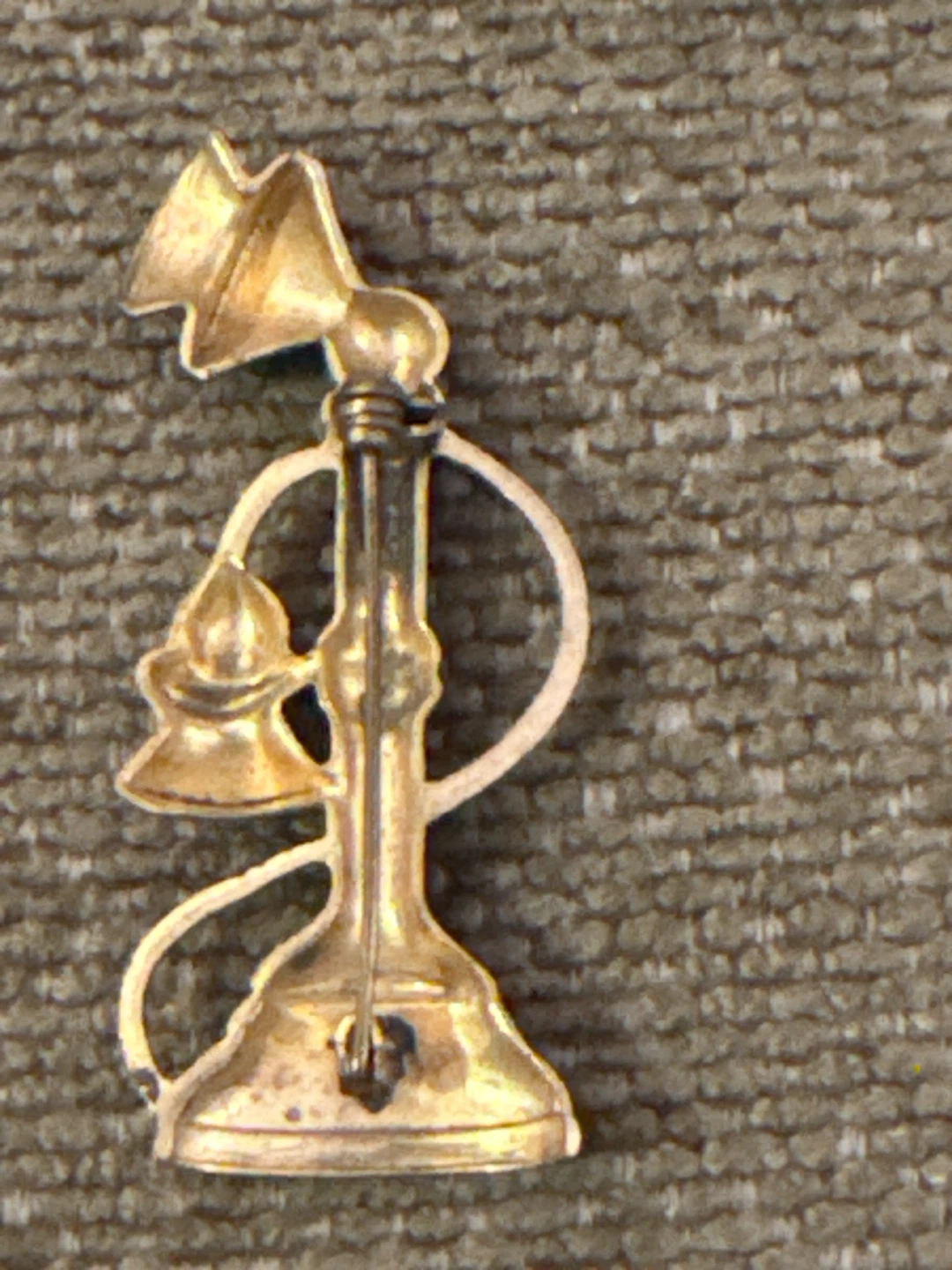 Vintage Style Telephone Brooch - photo 2