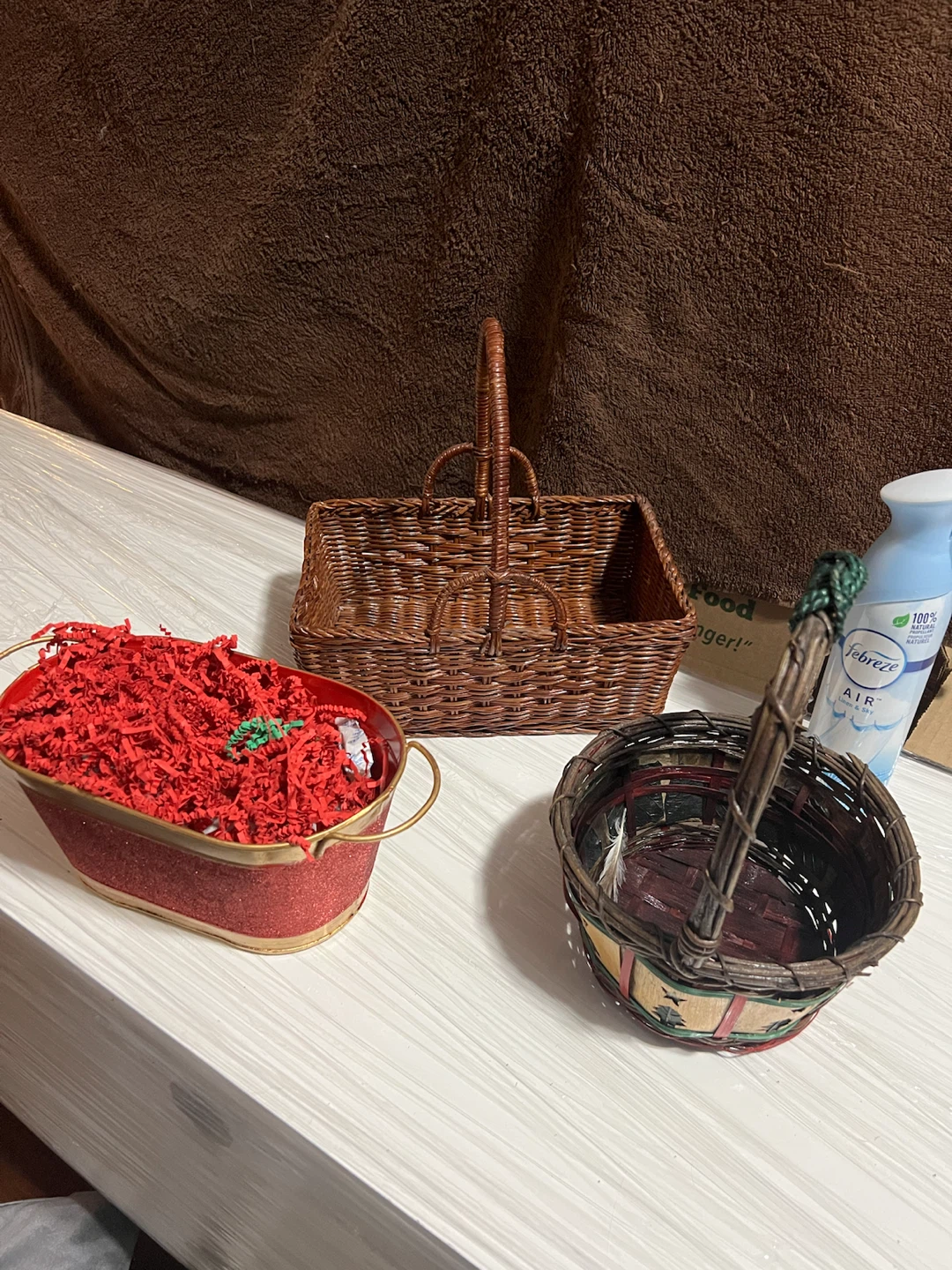 Set of Three Decorative Baskets