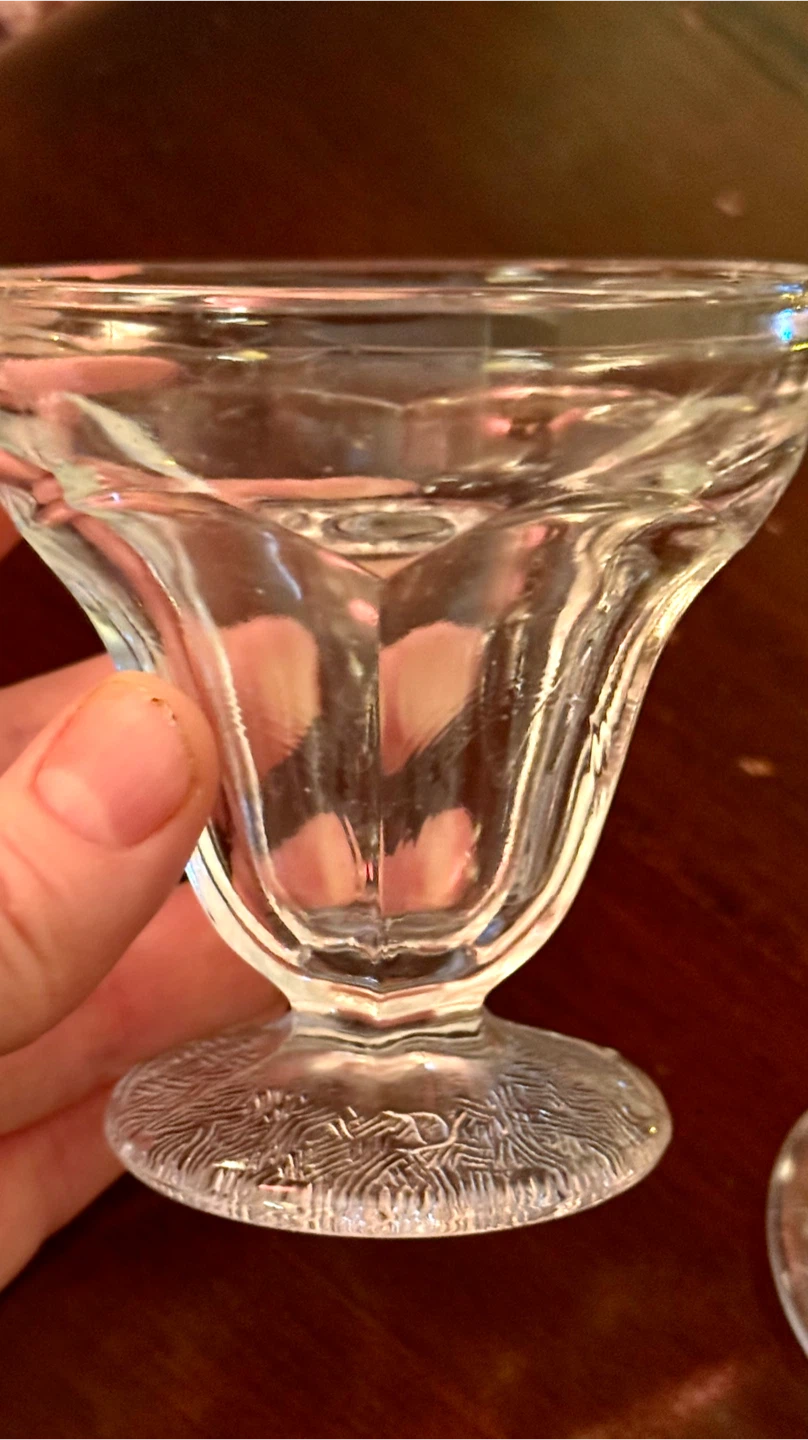 Glass Desert Dish Set of 4 - photo 2
