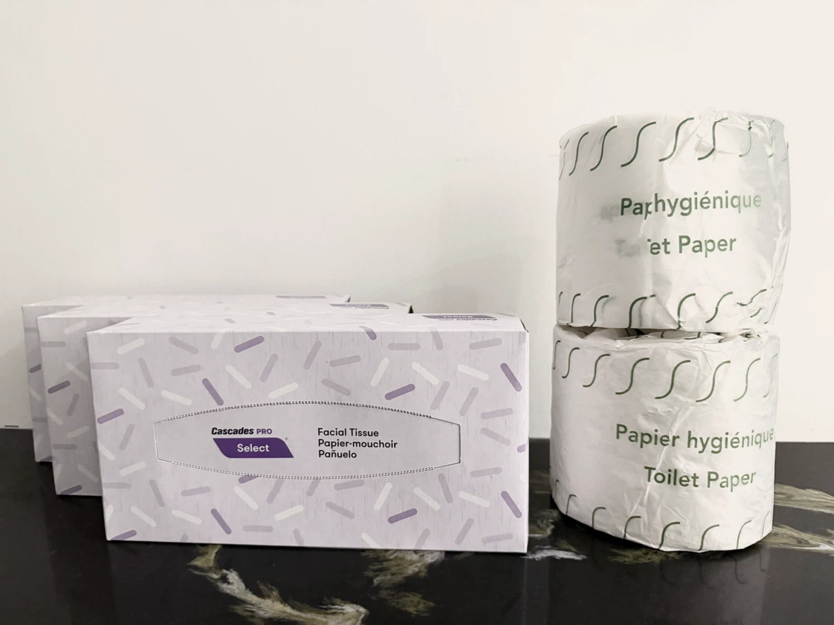 Cascades PRO Select Facial Tissues and Toilet Paper