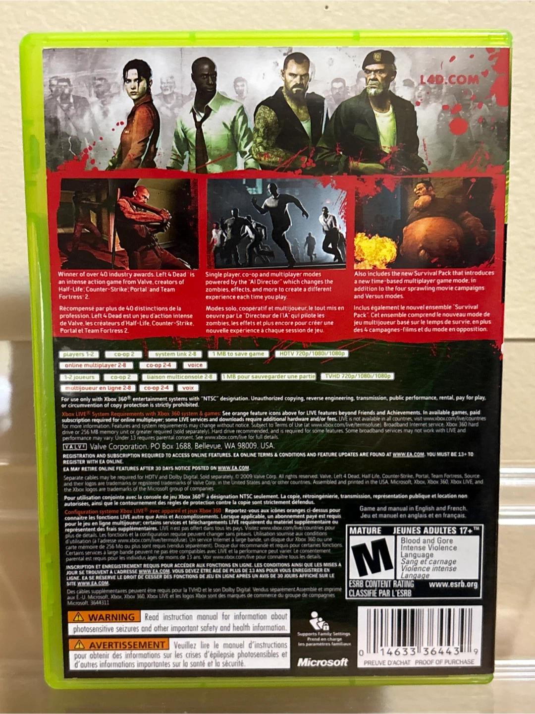 Left 4 Dead Game of the Year Edition for Xbox 360 - photo 2