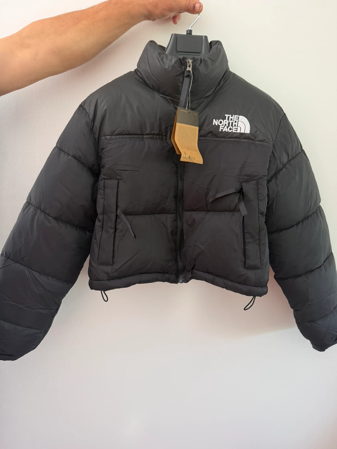 The North Face Black Puffer Jacket size small brand new - photo 2