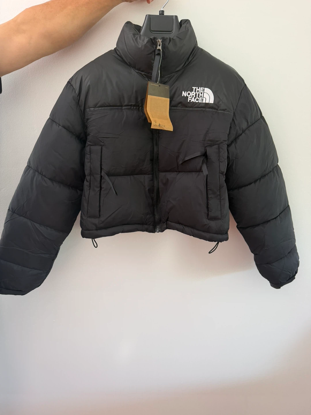 The North Face Black Puffer Jacket size small brand new - photo 4