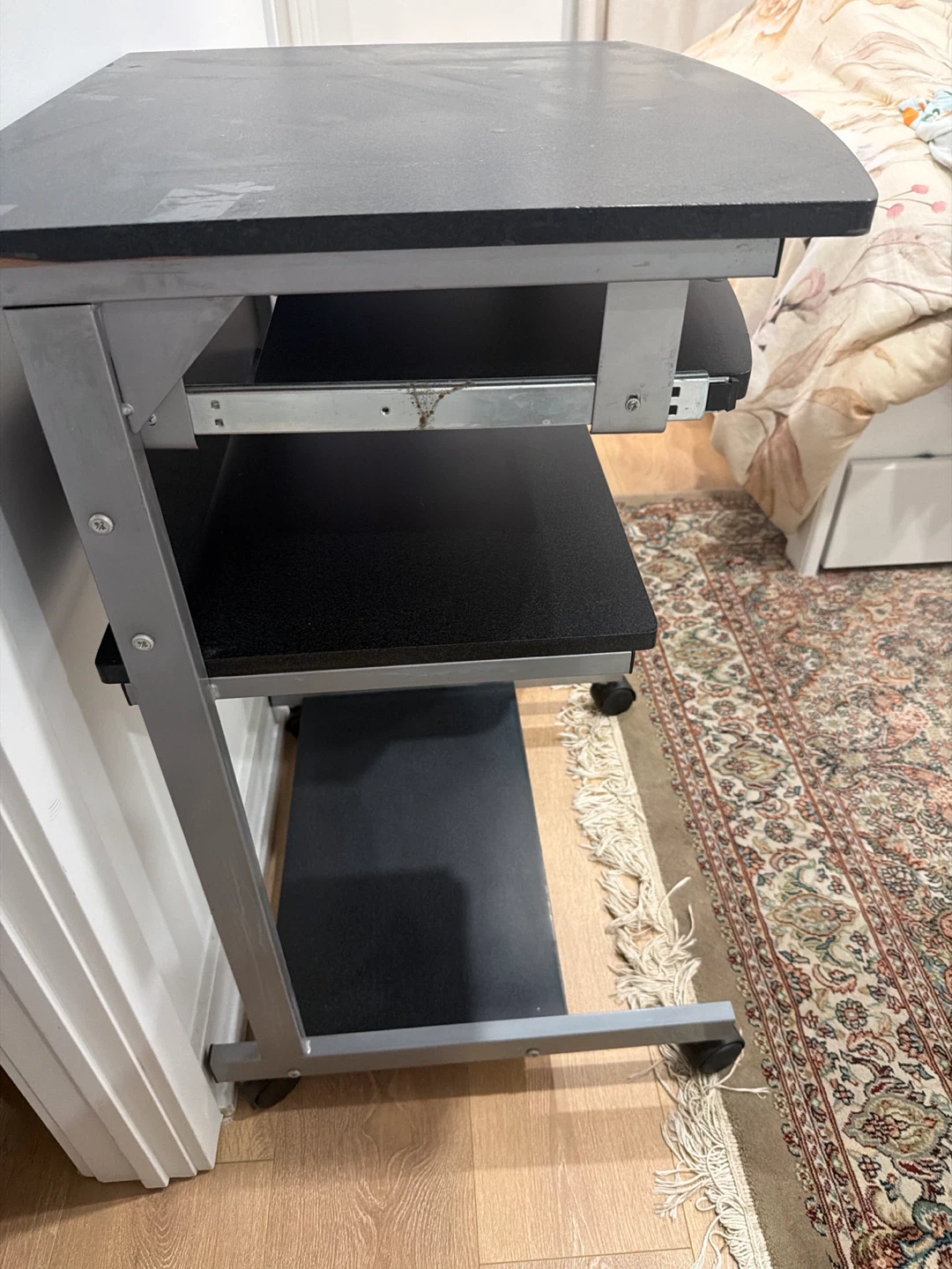 Rolling Computer Workstation Cart - photo 4