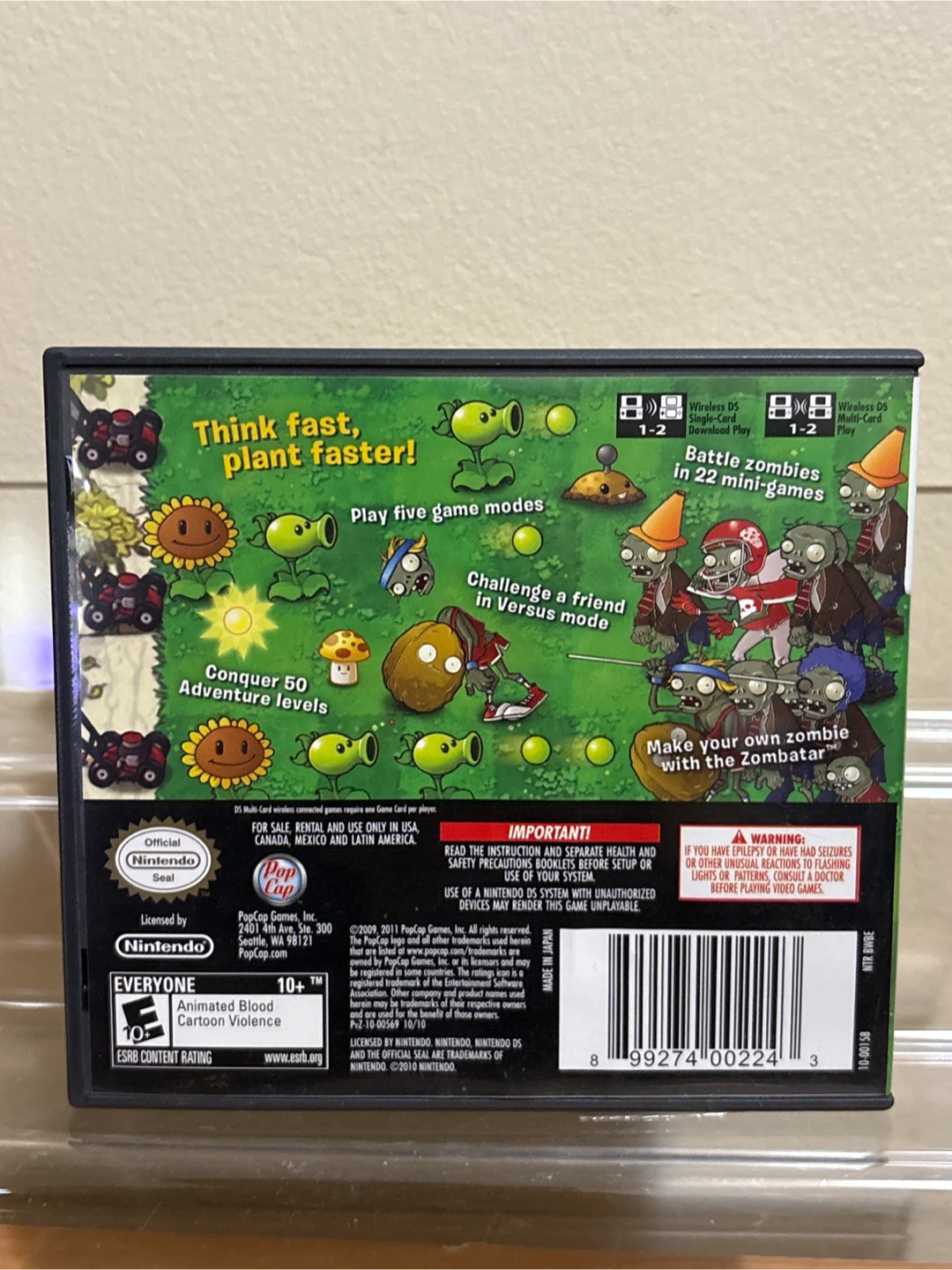 Plants vs. Zombies for Nintendo DS - photo 2