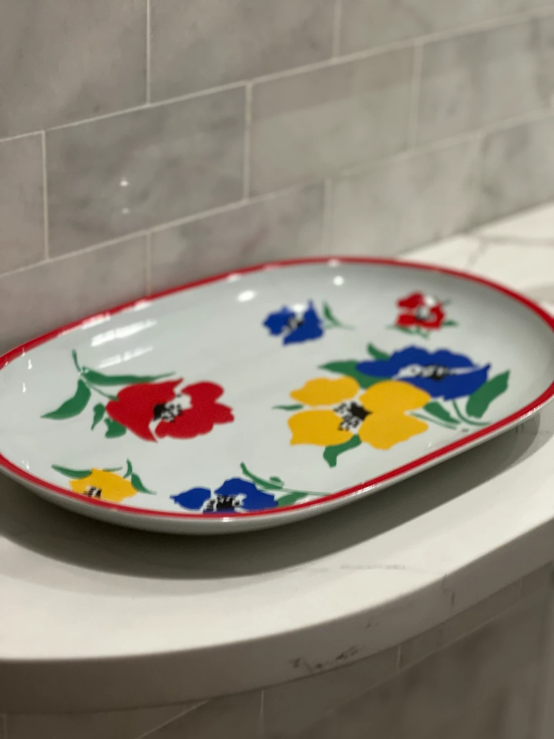 Block Hearthstone "Anemone" Oval Serving Platter - Vista Alegre - photo 4