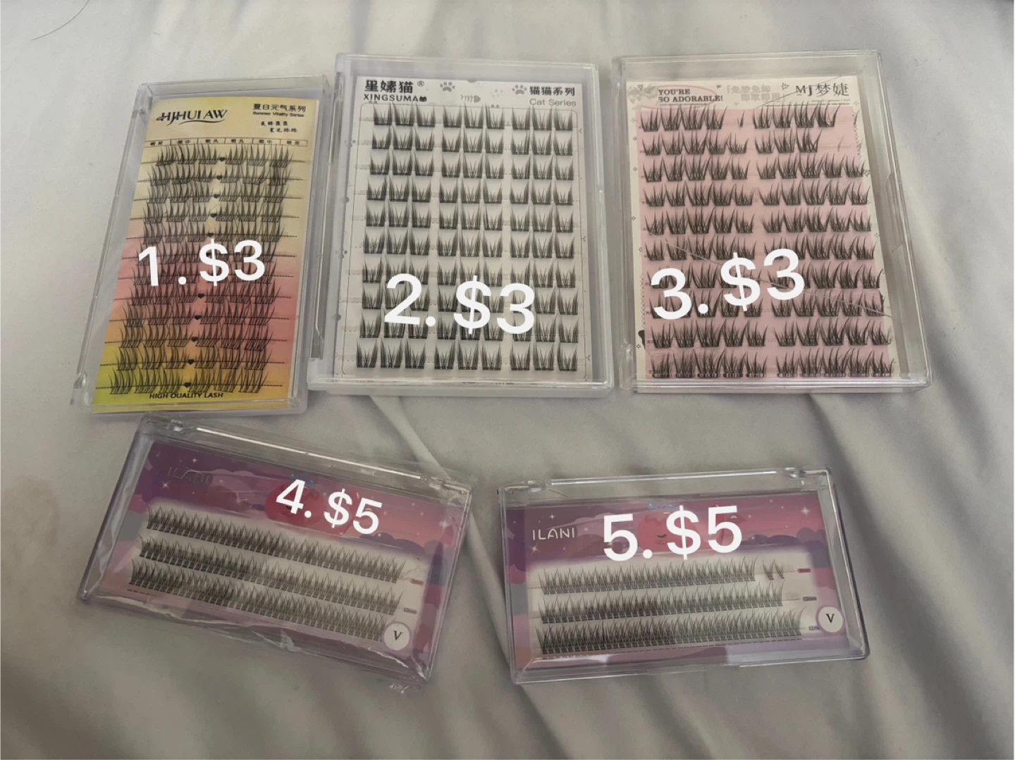 Assorted False Eyelash Sets