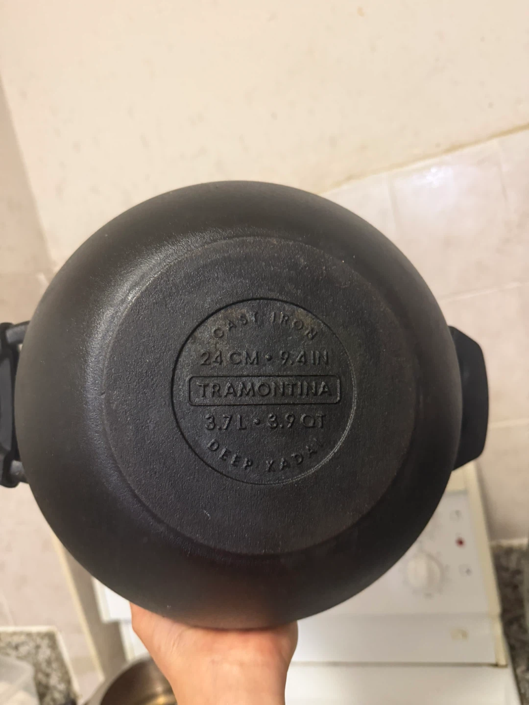 Tramontina Cast Iron Deep Kadai 24cm - photo 4