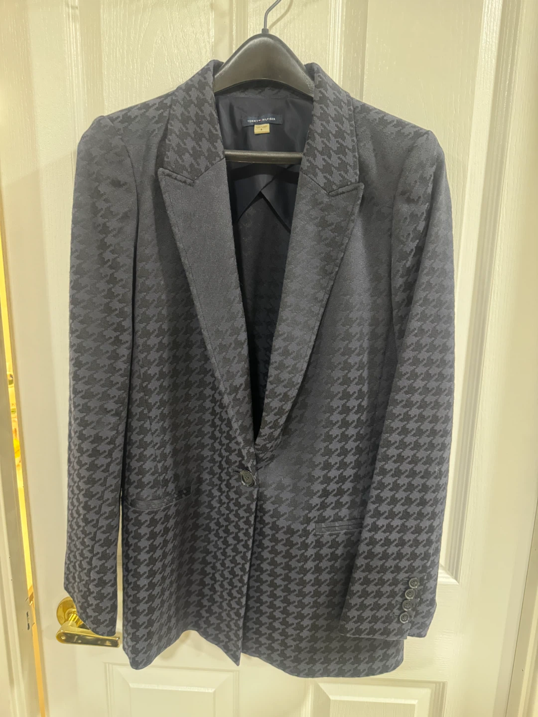 Tommy Hilfiger Houndstooth Blazer Size 8 - photo 2
