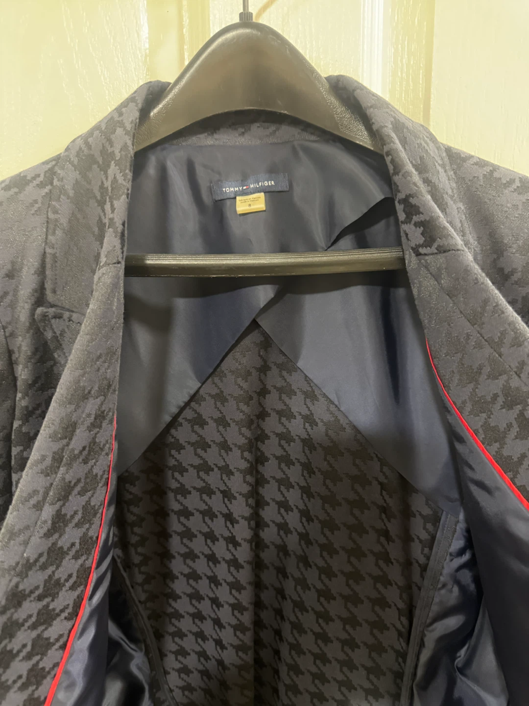 Tommy Hilfiger Houndstooth Blazer Size 8 - photo 4