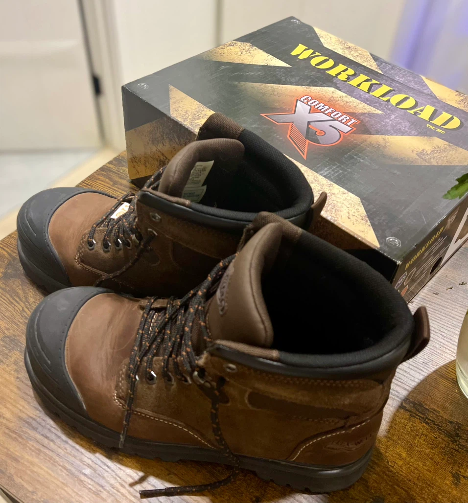 Steel Toe Safety Boots - Size 11 (Like New with Box) - photo 4