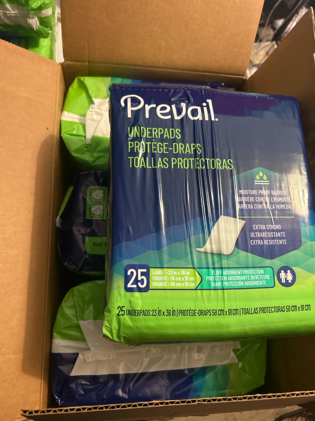 Prevail Large Underpads 25 count