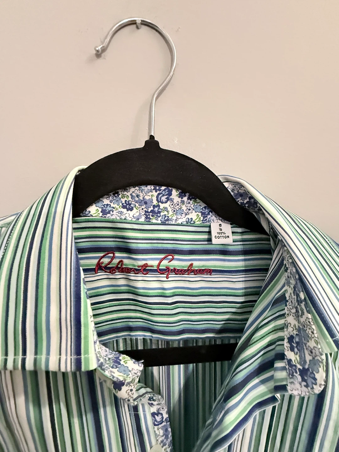 Robert Graham Boys Striped Cotton Button-Down Shirt - Size 8 - photo 2