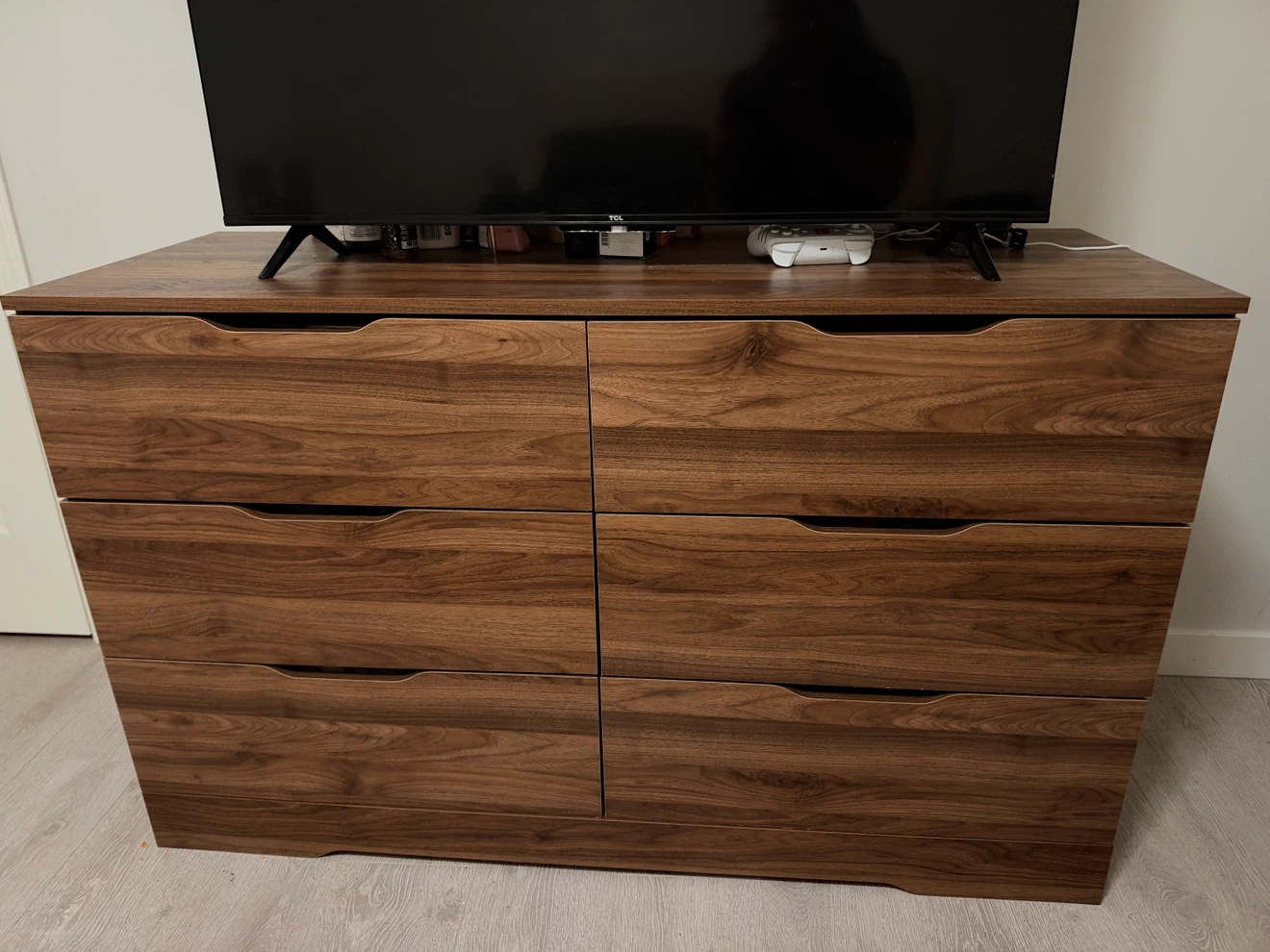 Holland Natural Walnut Dresser and 2 Nightstands from The Brick