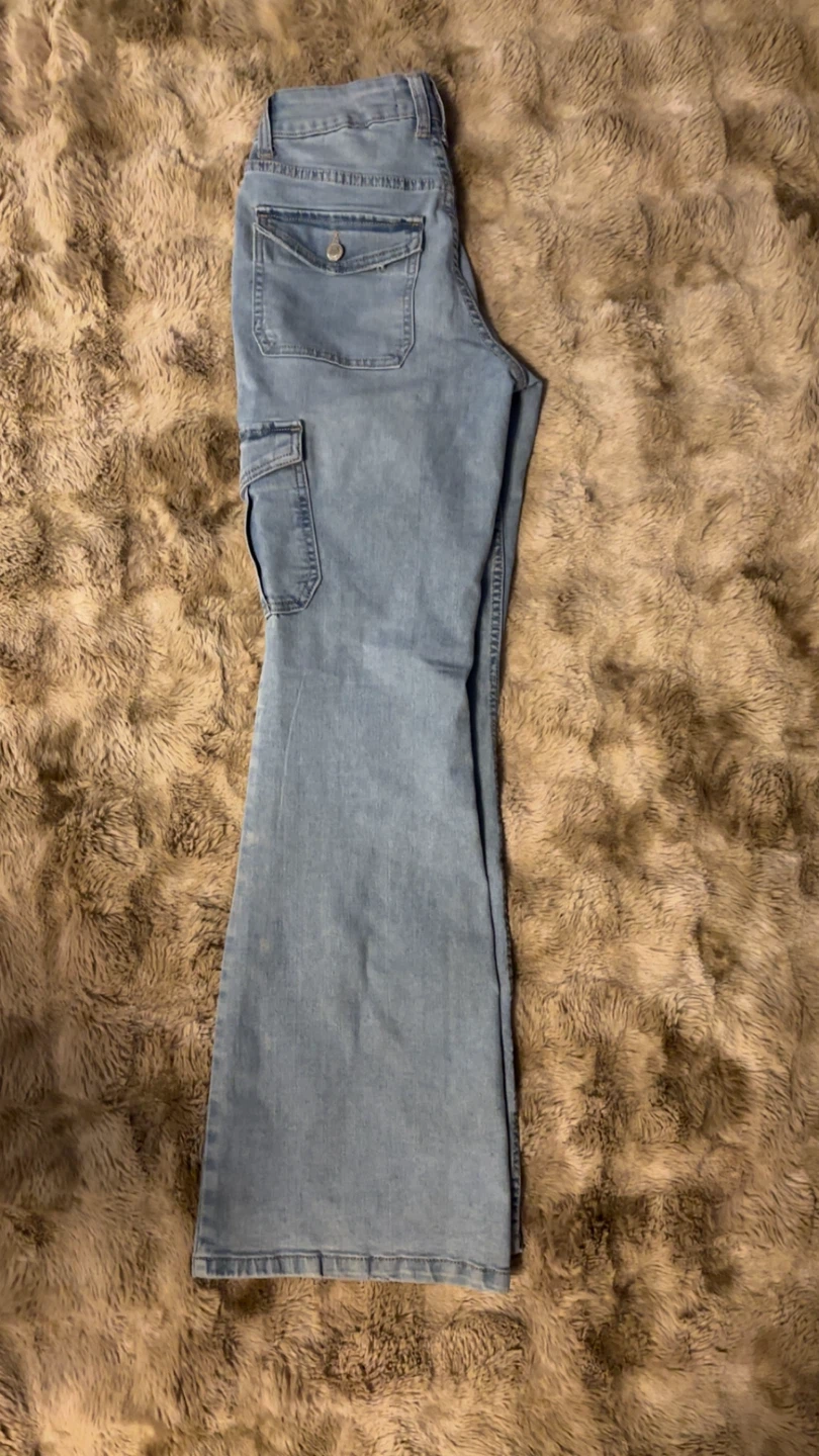 Bluenotes Denim Cargo Flare Jeans