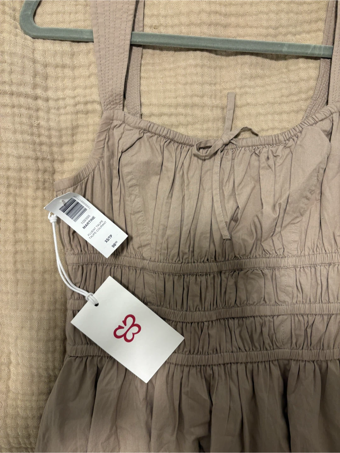 Sunday Best Martine Dress Taupe XS - photo 3