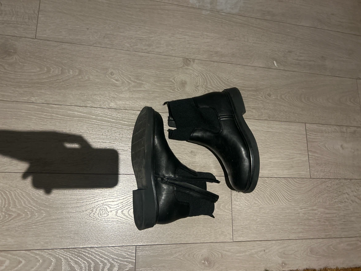 Black Ankle Boots - Size 9