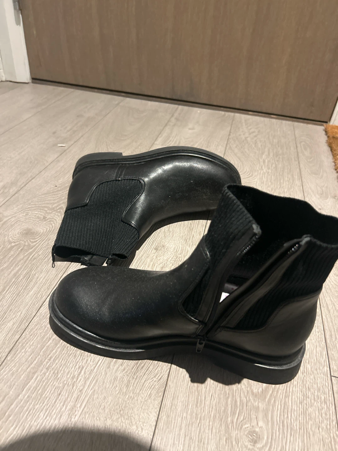 Black Ankle Boots - Size 9 - photo 2