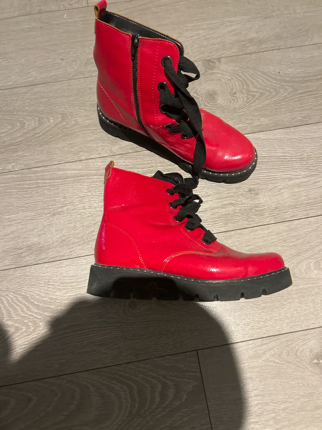 Red Ankle Boots - photo 2