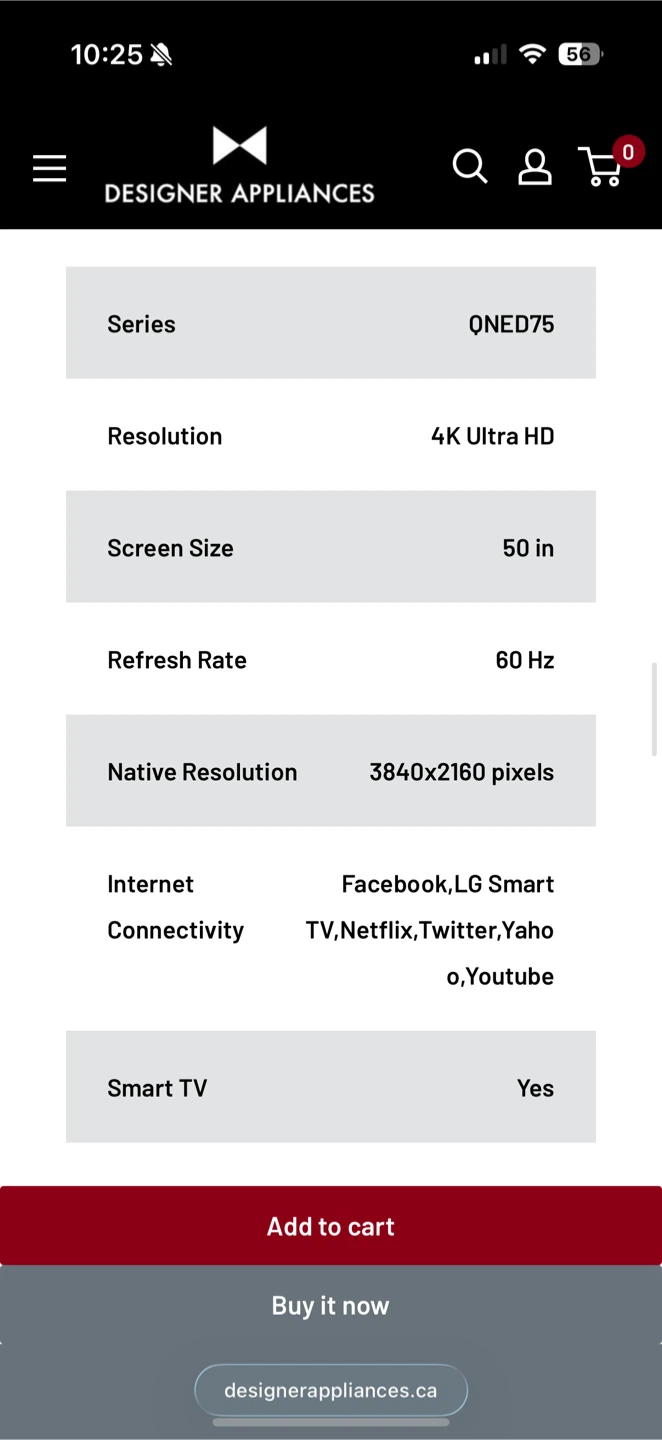 LG 50-inch 4K UHD Smart TV 50QNED75URA - photo 4