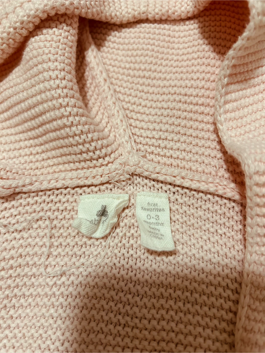 Baby Gap Pink Knit Hoodie and Pant Set - photo 4