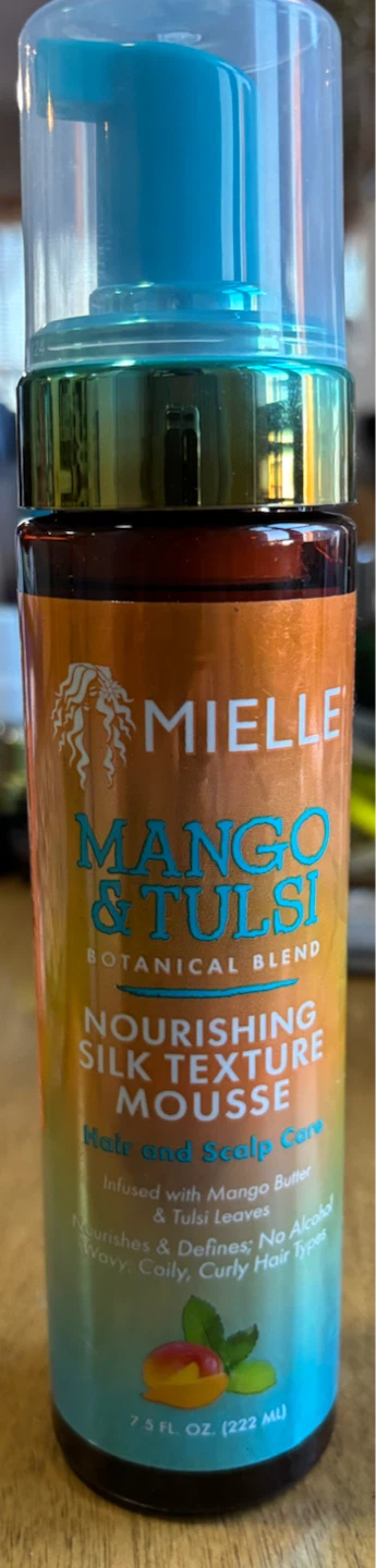 NEW-Mielle Mango & Tulsi Nourishing Silk Texture Mousse