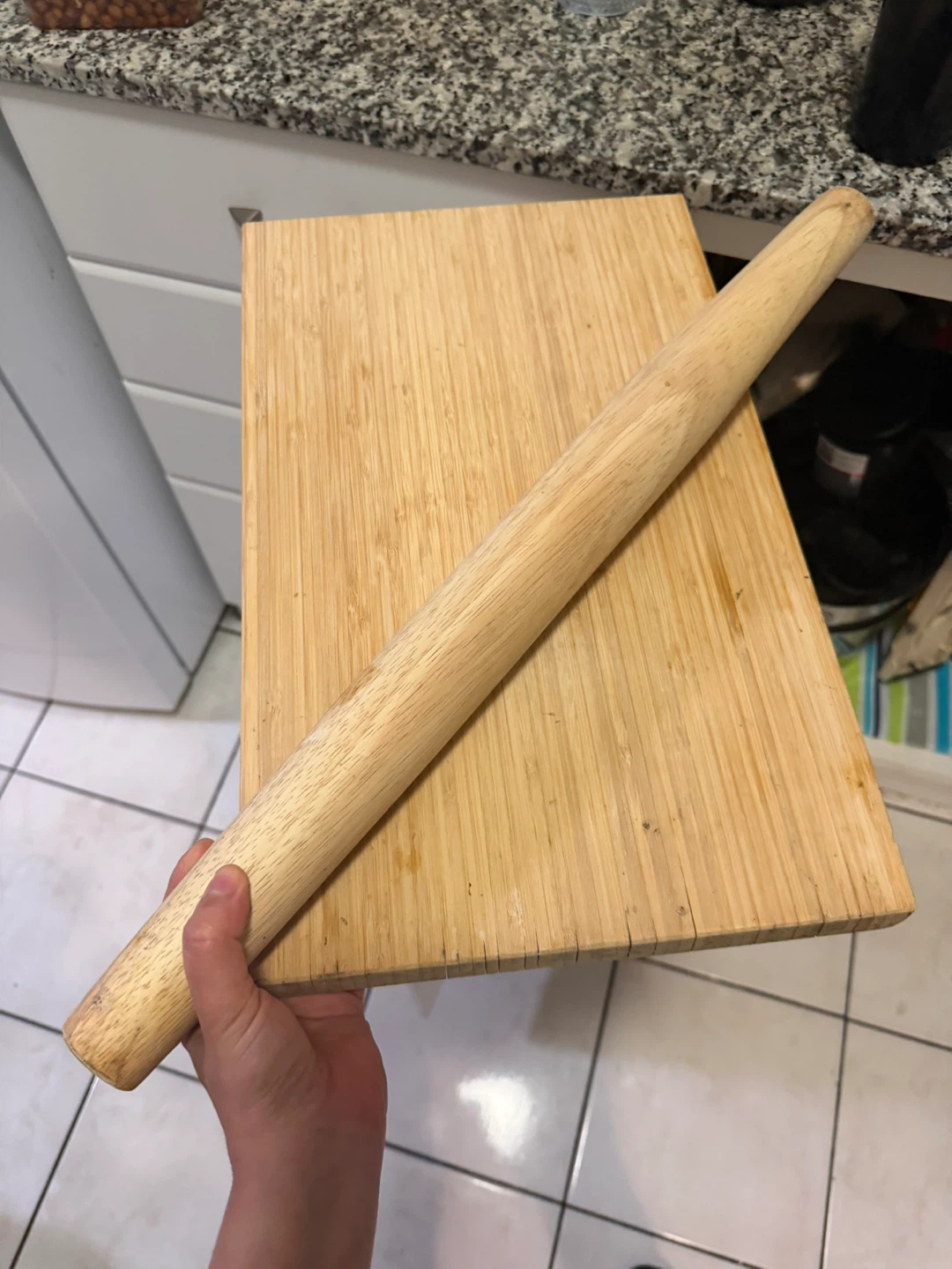 Wooden rolling pin set