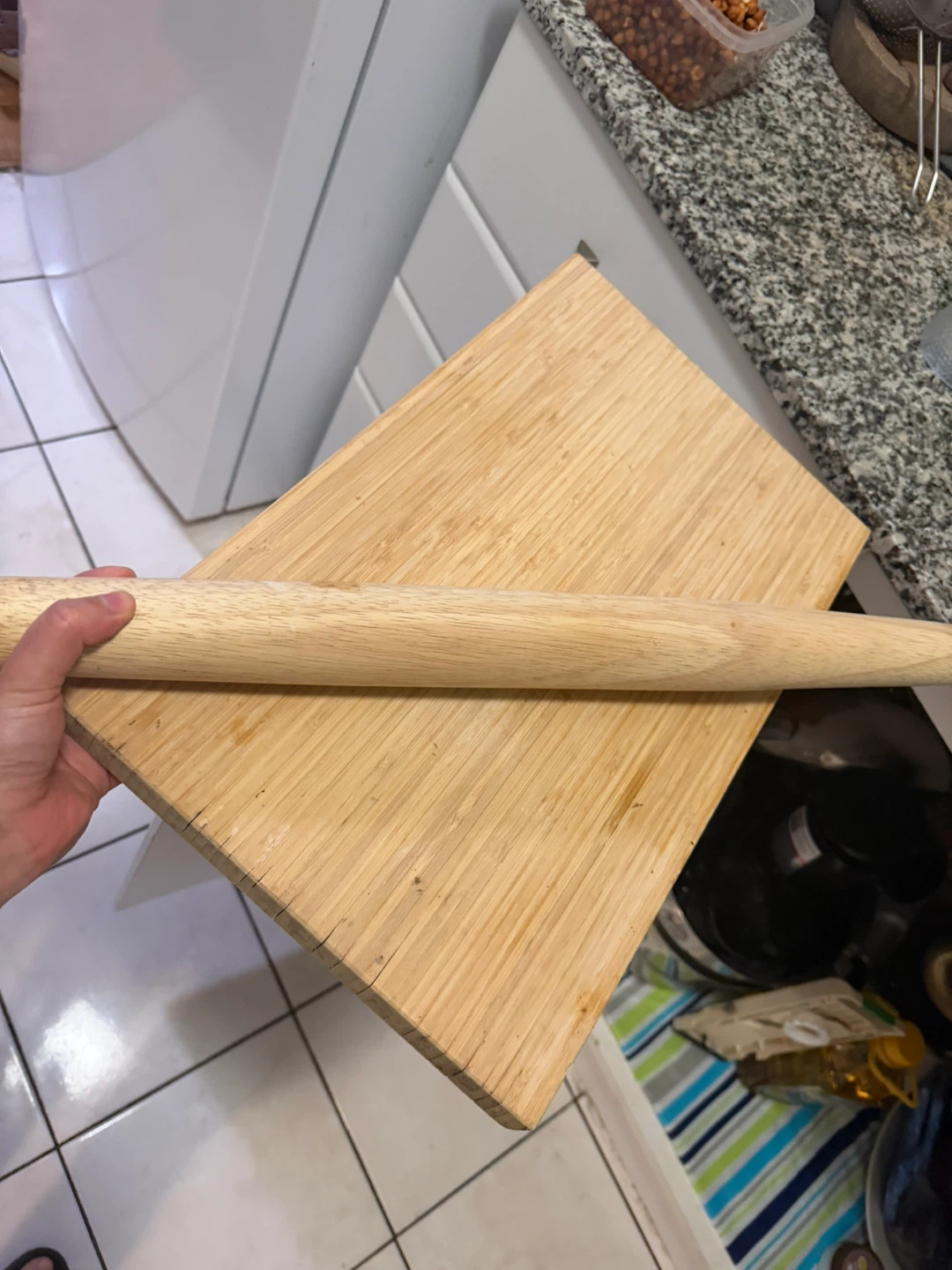 Wooden rolling pin set - photo 2