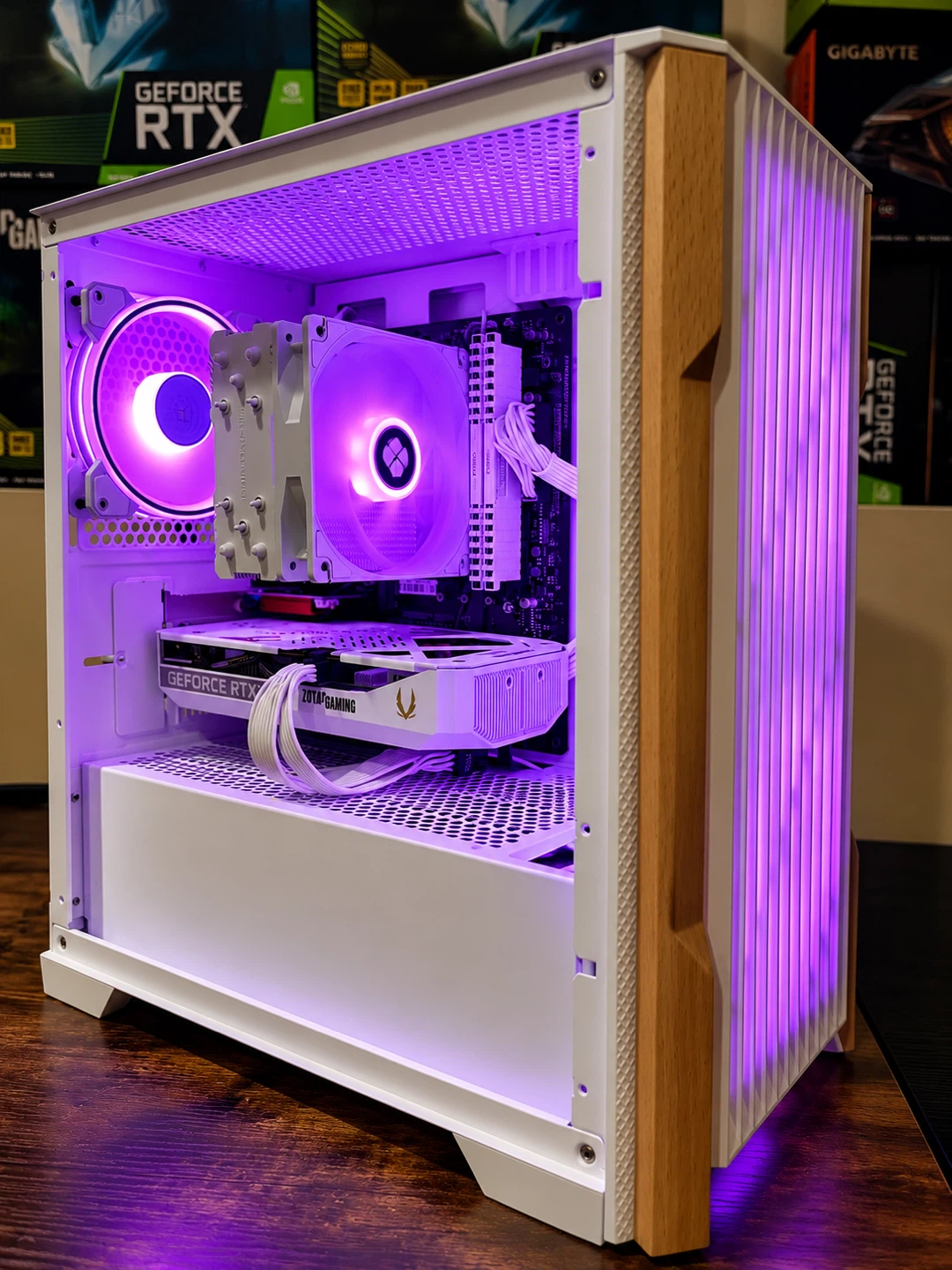 White RTX 5060 Gaming PC | Ryzen 5 5600XT | 16GB RAM | 1TB SSD - photo 2