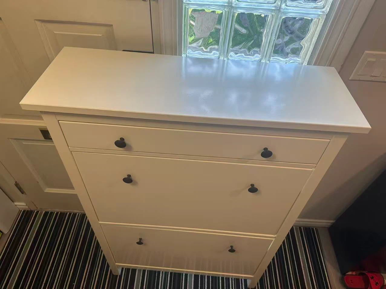 White IKEA Shoe Cabinet - photo 3