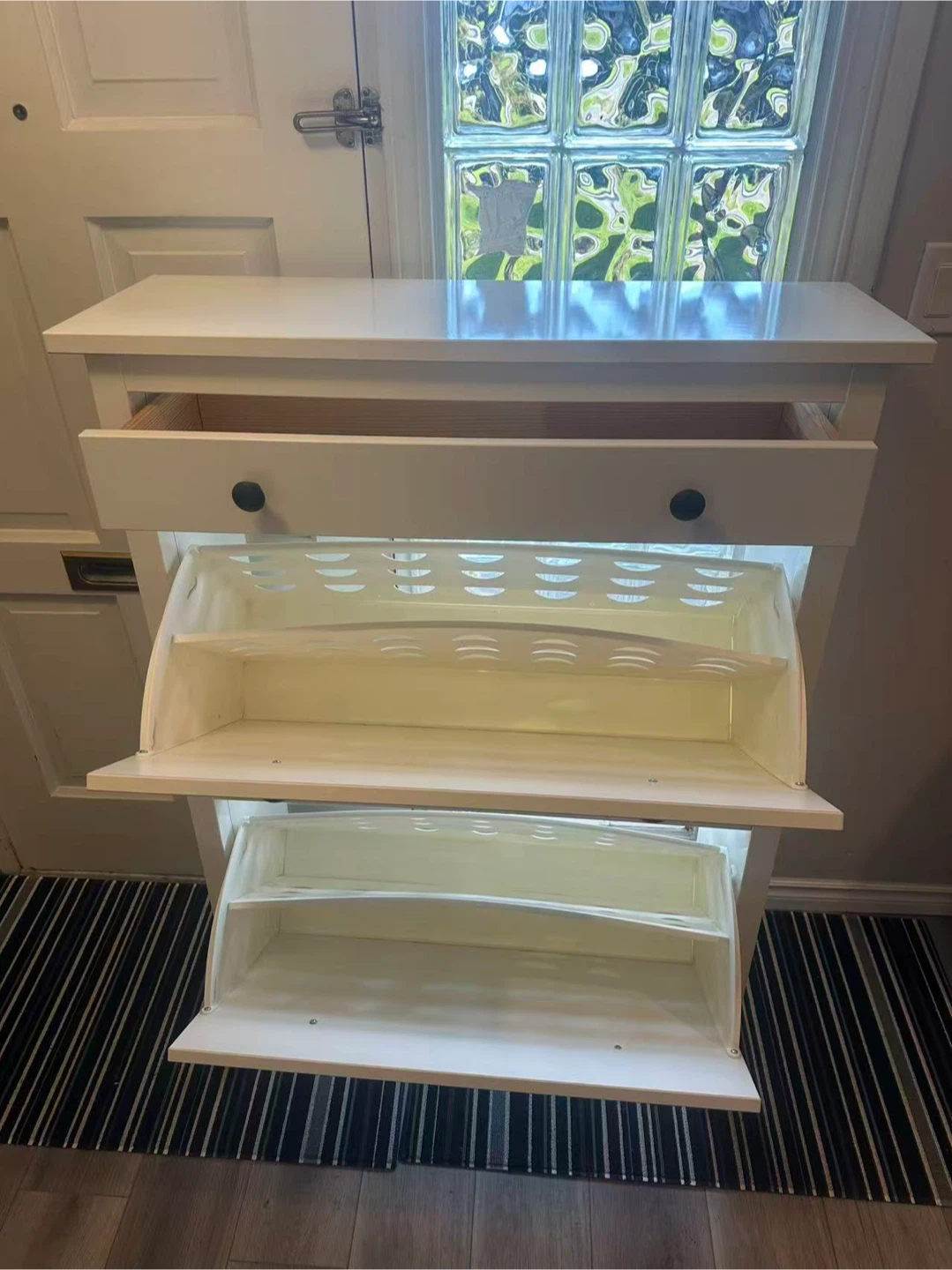 White IKEA Shoe Cabinet - photo 4