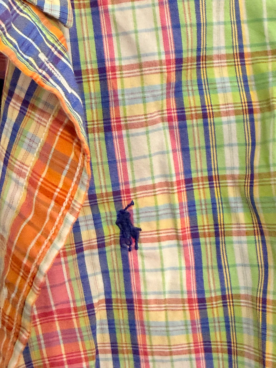 Ralph Lauren Boys Multi-Color Plaid Short-Sleeve Shirt - Size 6 - photo 4
