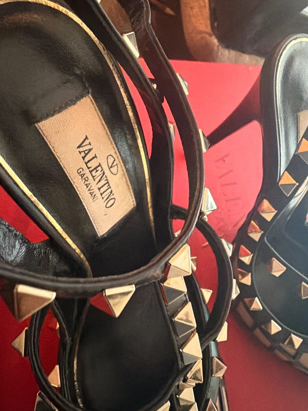 Valentino Garavani Ankle Strap Heels Size 36 - photo 2