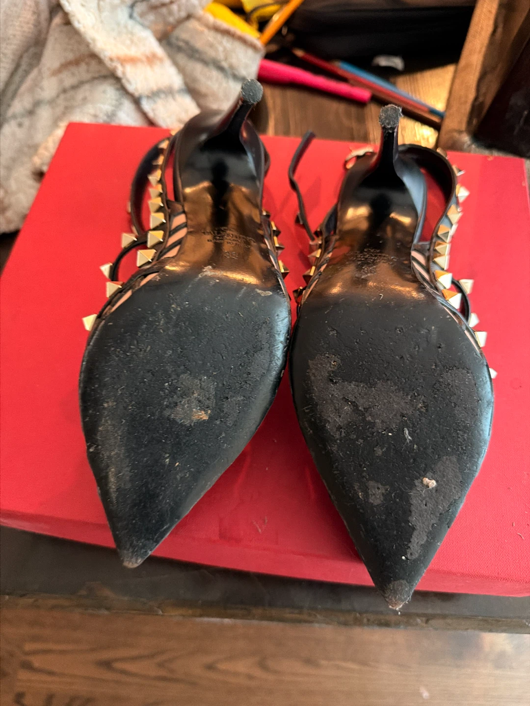Valentino Garavani Ankle Strap Heels Size 36 - photo 4