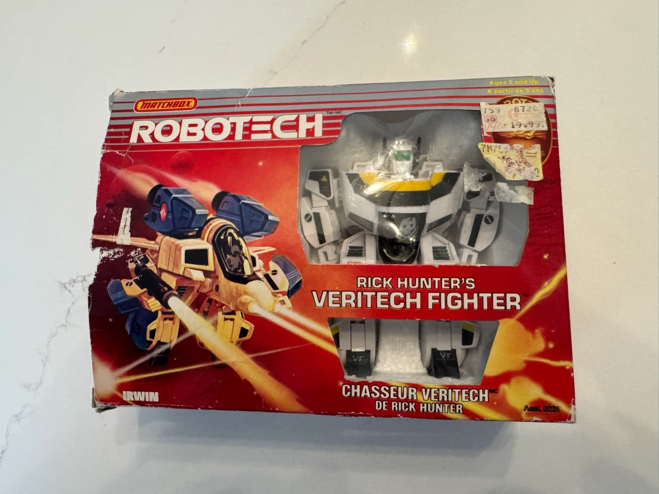 Vintage Matchbox Robotech Rick Hunter’s Veritech Fighter