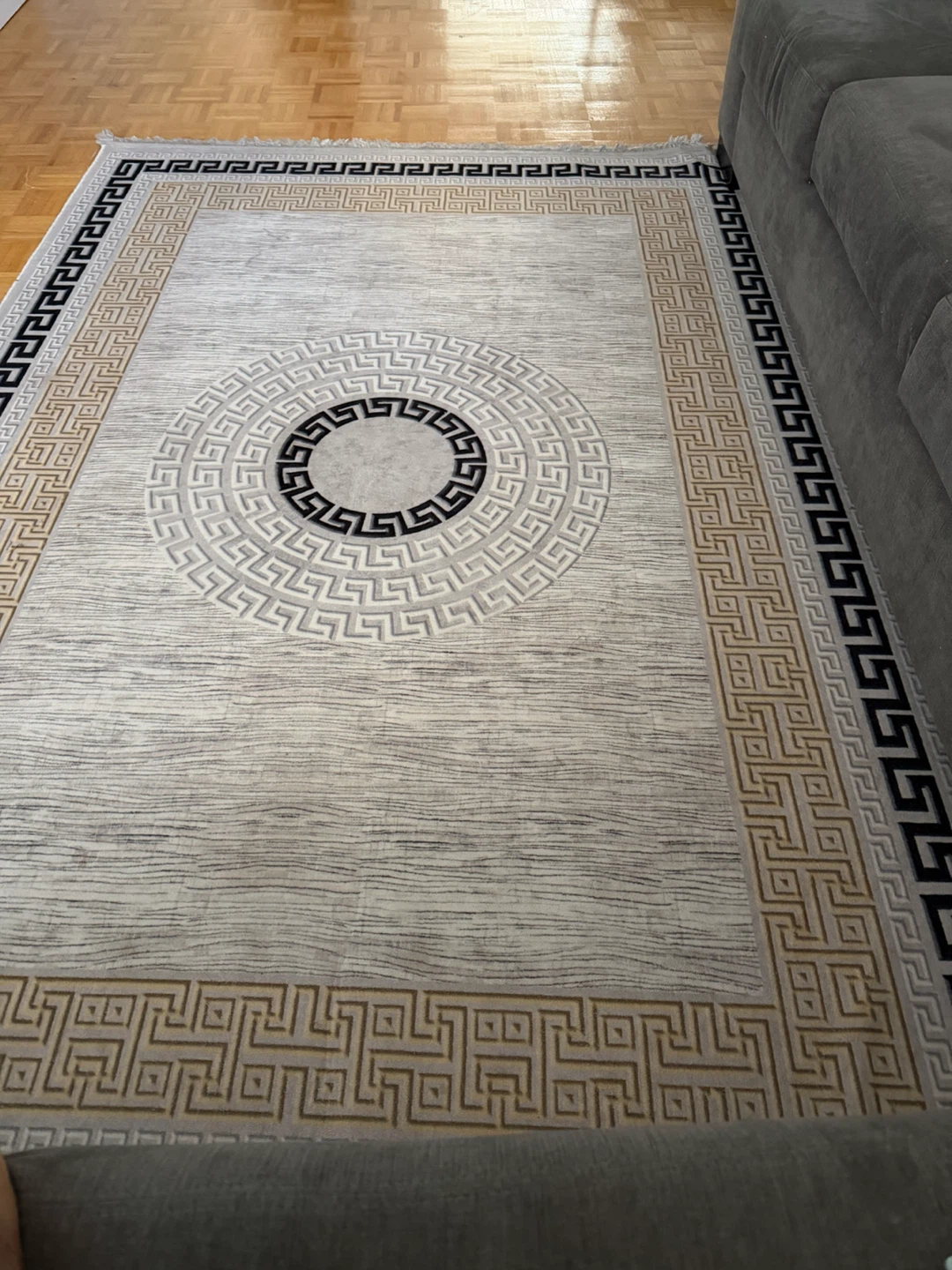 Greek Key Pattern Area Rug